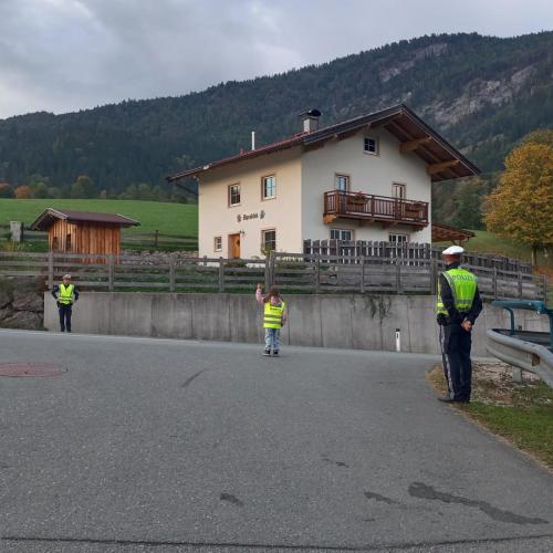 Verkehrserziehung mit Polizei